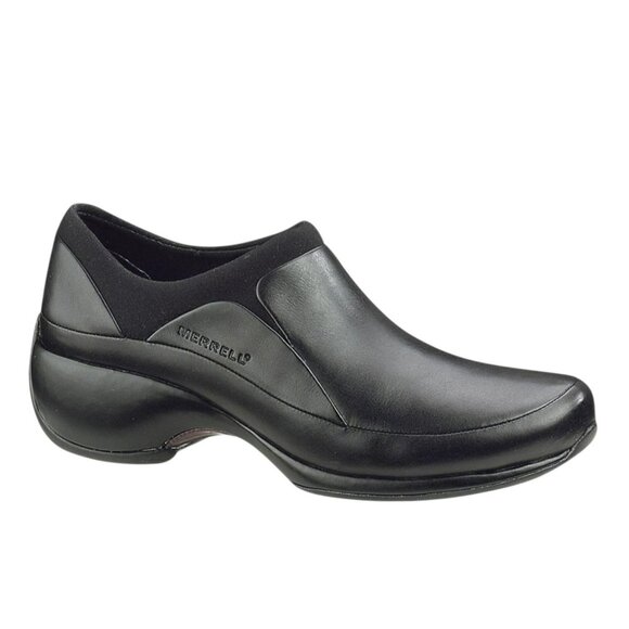 Merrell Spire Stretch Womens 9.5 Slip-On Shoes Air Cushion Black - Picture 2 of 16